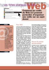 Comment les outils du Web 2.0 peuvent permettre d'organiser une veille sur un sujet donn&eacute;